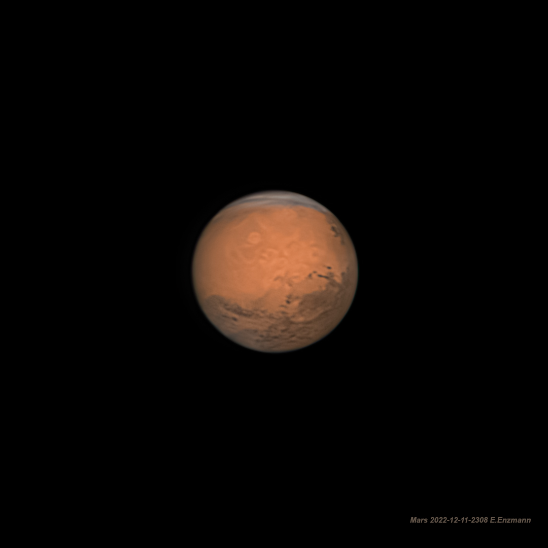 Mars am 11. Dezember 2022 Spektrum der Wissenschaft
